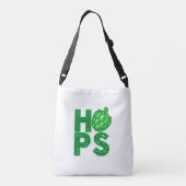 Ik hou van hop in Craft Beer Crossbody Tas (Achterkant)