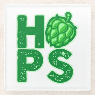 Ik hou van hop in Craft Beer Glazen Onderzetter