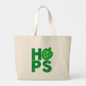 Ik hou van hop in Craft Beer Grote Tote Bag (Achterkant)