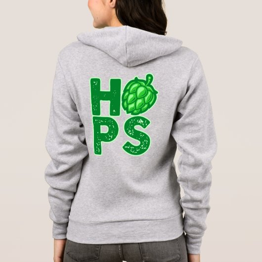 Ik hou van hop in Craft Beer Hoodie (Achterkant)