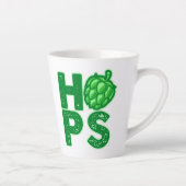 Ik hou van hop in Craft Beer Latte Mok (Rechts)