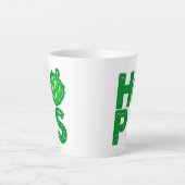 Ik hou van hop in Craft Beer Latte Mok (Voorkant)