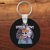 Ik hou van horror Shows spooky grafisch ontwerp Sleutelhanger (Voorkant)