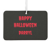 Ik hou van horrorfilms Bloody Halloween Luchtverfrisser (Achterkant)