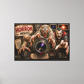 Ik hou van horrorfilms canvas afdruk (Voorkant)