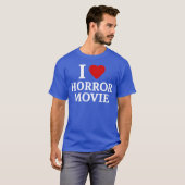 Ik hou van horrorfilms jongen t-shirt (Voorkant volledig)