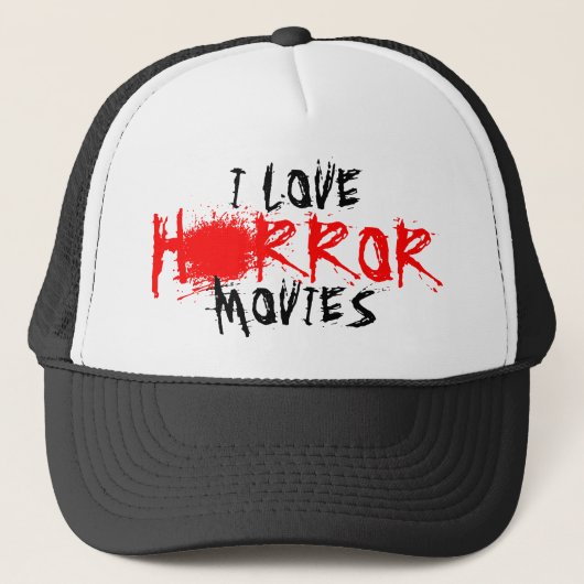 Ik hou van horrorfilms pet voor filmfans (Voorkant)