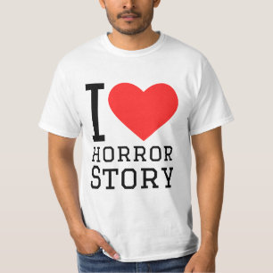 Ik hou van horrorverhalen t-shirt