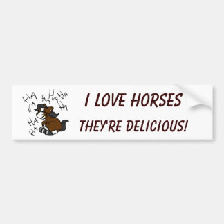 Ik hou van HORSES #2 Bumpersticker