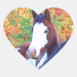 Ik hou van Horses Heart Stickers