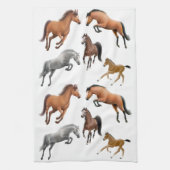 Ik hou van Horses Kitchen Towel Theedoek (Verticaal)