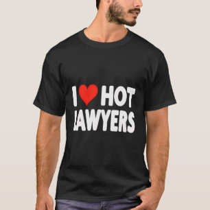 Ik hou van Hot Advocaten Hart Recht Professor Verw T-shirt