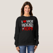 Ik hou van hot-hockey-mosomen trui (Voorkant volledig)
