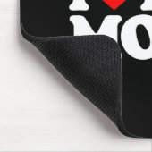 Ik hou van Hot Moms Fun Red Heart Love Moms Muismat (Hoek)