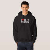 Ik hou van Hot Moms Hoodie (Voorkant volledig)