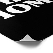 Ik hou van Hot Moms Red Heart Love Moms Fun Poster (Hoek)