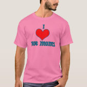 Ik hou van Hot Moms T-shirt (Voorkant)