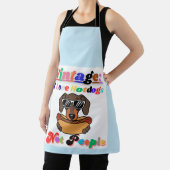 Ik hou van Hotdogs, niet van mensen Schort (Insitu)