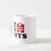 Ik hou van hoteljongens koffiemok (Voorkant links)