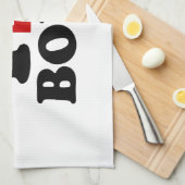 Ik hou van hoteljongens theedoek (Quarter Fold)