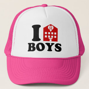 Ik hou van hoteljongens trucker pet