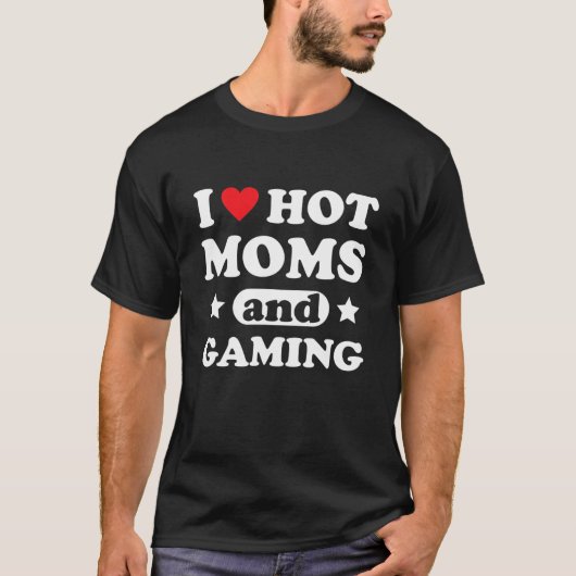 Ik hou van hotms en games t-shirt (Voorkant)
