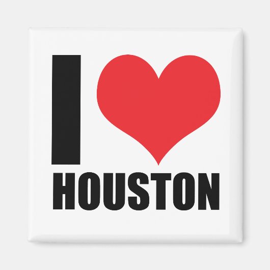 Ik hou van Houston Magneet (Voorkant)