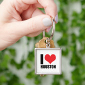 Ik hou van Houston Sleutelhanger (Hand)