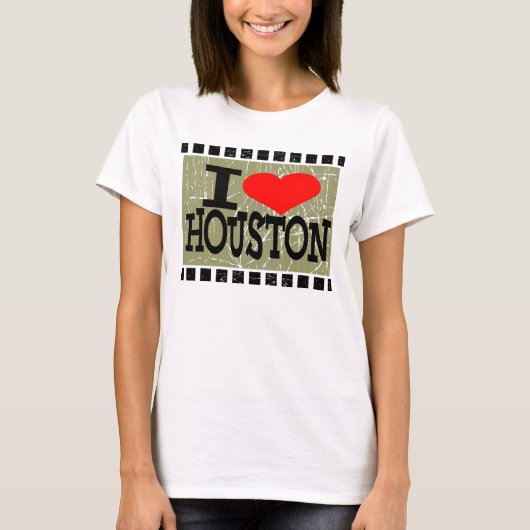 Ik hou van Houston T-shirt (Voorkant)