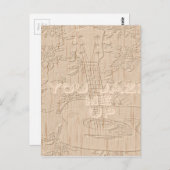 Ik hou van hout dat bruin Hakuna Matata is Briefkaart (Voorkant / Achterkant)