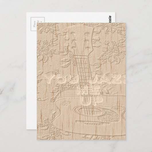 Ik hou van hout dat bruin Hakuna Matata is Briefkaart (Voorkant / Achterkant)