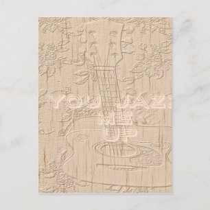 Ik hou van hout dat bruin Hakuna Matata is Briefkaart