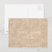 Ik hou van hout dat bruin Hakuna Matata is Briefkaart (Voorkant / Achterkant)