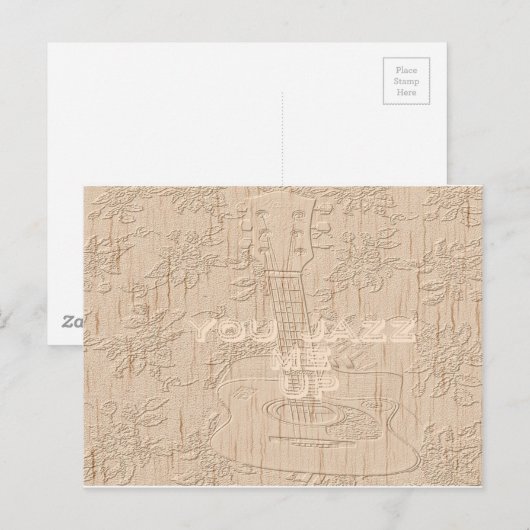 Ik hou van hout dat bruin Hakuna Matata is Briefkaart (Voorkant / Achterkant)