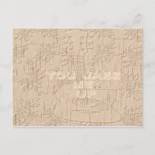 Ik hou van hout dat bruin Hakuna Matata is Briefkaart (Voorkant)