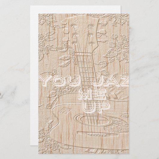 Ik hou van hout dat bruin Hakuna Matata is Briefpapier (Voorkant / Achterkant)