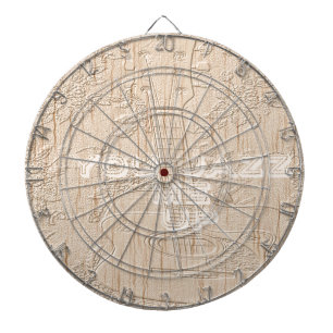 Ik hou van hout dat bruin Hakuna Matata is Dartbord