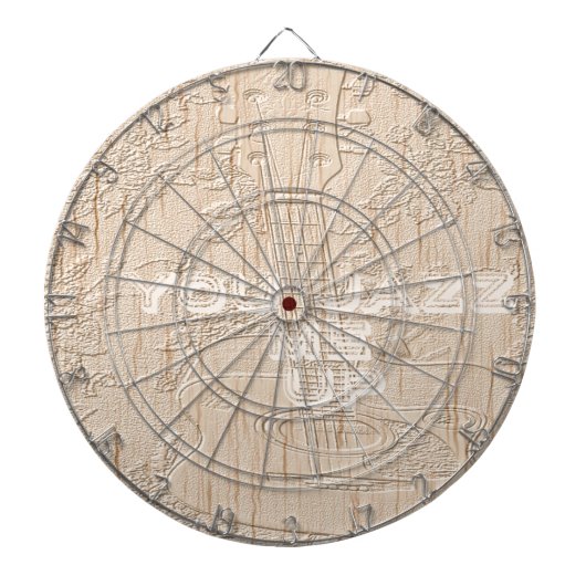 Ik hou van hout dat bruin Hakuna Matata is Dartbord (Voorkant)