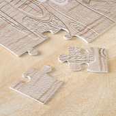 Ik hou van hout dat bruin Hakuna Matata is Legpuzzel (Zijkant)