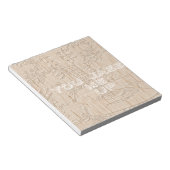 Ik hou van hout dat bruin Hakuna Matata is Notitieblok (Schuin)