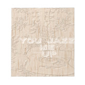 Ik hou van hout dat bruin Hakuna Matata is Notitieblok (Voorkant)