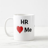 Ik hou van HR en HR houdt van HR Lovers Mug Koffiemok (Links)