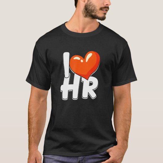 Ik hou van HR-middelen T-shirt (Voorkant)