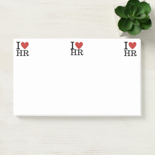 Ik hou ❤️ van HR Post-it Notes - Human Resources D (Kantoor)