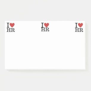 Ik hou ❤️ van HR Post-it Notes - Human Resources D