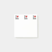 Ik hou ❤️ van HR Post-it Notes - Human Resources D (Voorkant)
