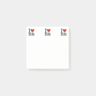 Ik hou ❤️ van HR Post-it Notes - Human Resources D