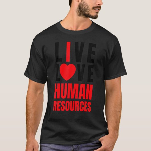 Ik hou van HR, Red Heart Human Resources, Live Lov T-shirt (Voorkant)