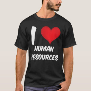Ik hou van HR Red Heart Human Resources T-shirt