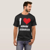 Ik hou van HR Red Heart Human Resources T-shirt (Voorkant volledig)